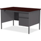 Lorell Fortress Series 48" Right Single-Pedestal Desk - 66903