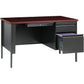Lorell Fortress Series 48" Right Single-Pedestal Desk - 66903