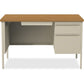 Lorell Fortress Series 48" Right Single-Pedestal Desk - 66908