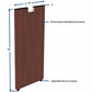 Lorell Essentials Series Credenza Half Leg - 69616