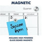 Quartet Infinity Magnetic Glass Dry Erase Calendar Board - 3413820106