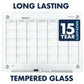 Quartet Infinity Magnetic Glass Dry Erase Calendar Board - 3413820106