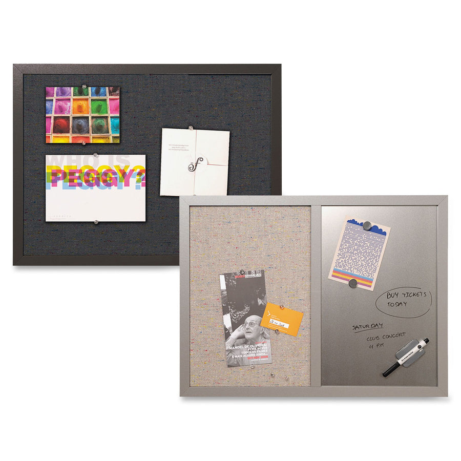 MasterVision MV Fabric/Dry-erase Bulletin Board - MX04331608