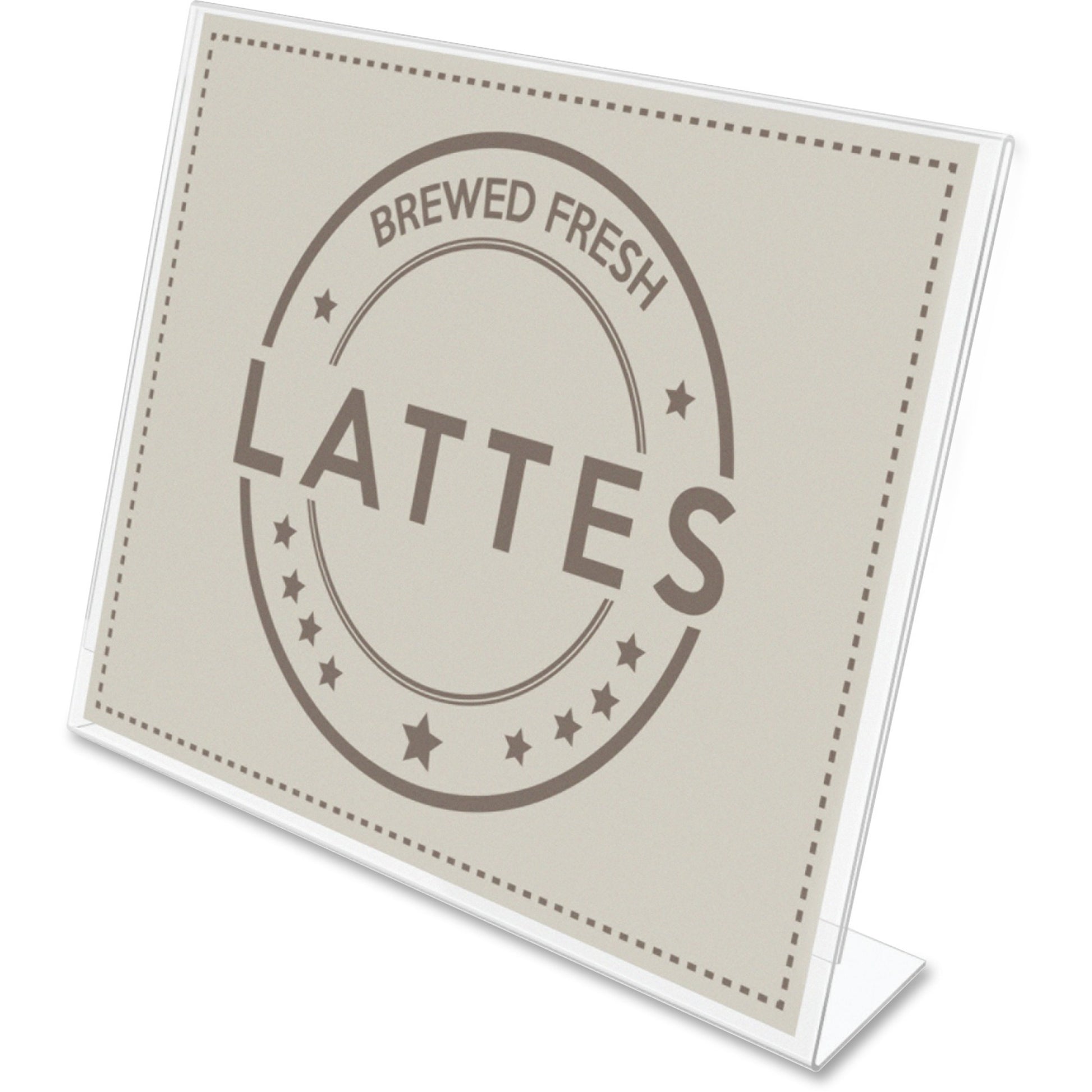 Deflecto Anti-Glare Slanted Sign Holder