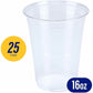 Genuine Joe 16 oz Clear Plastic Cups - 58230