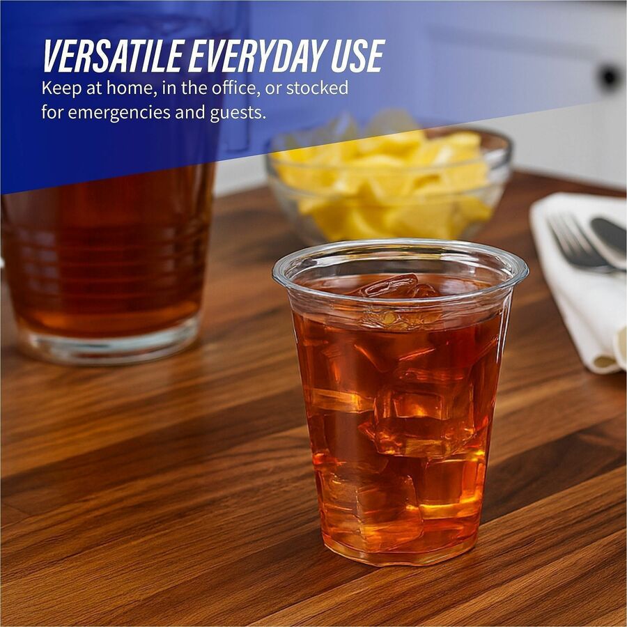 Genuine Joe 16 oz Clear Plastic Cups - 58230