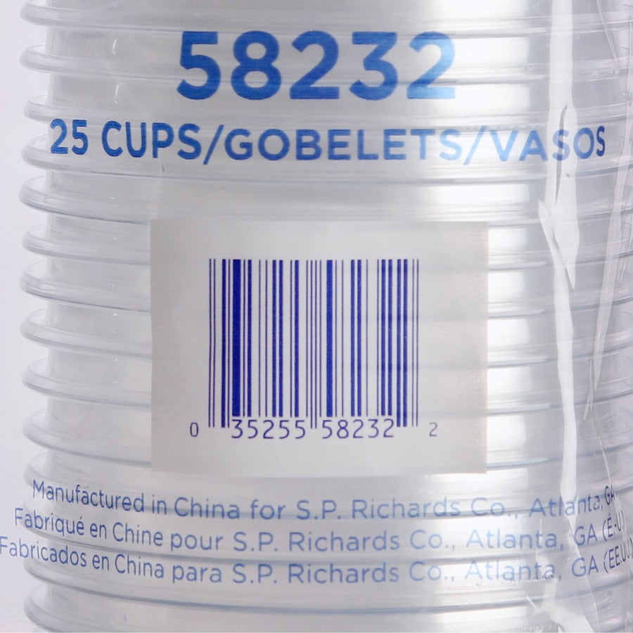 Genuine Joe 10 oz Clear Plastic Cups - 58232
