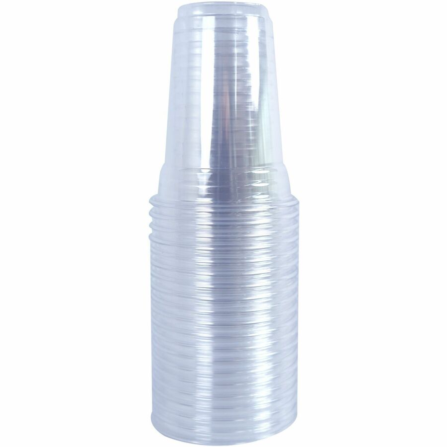 Genuine Joe 9 oz Clear Plastic Cups - 58233