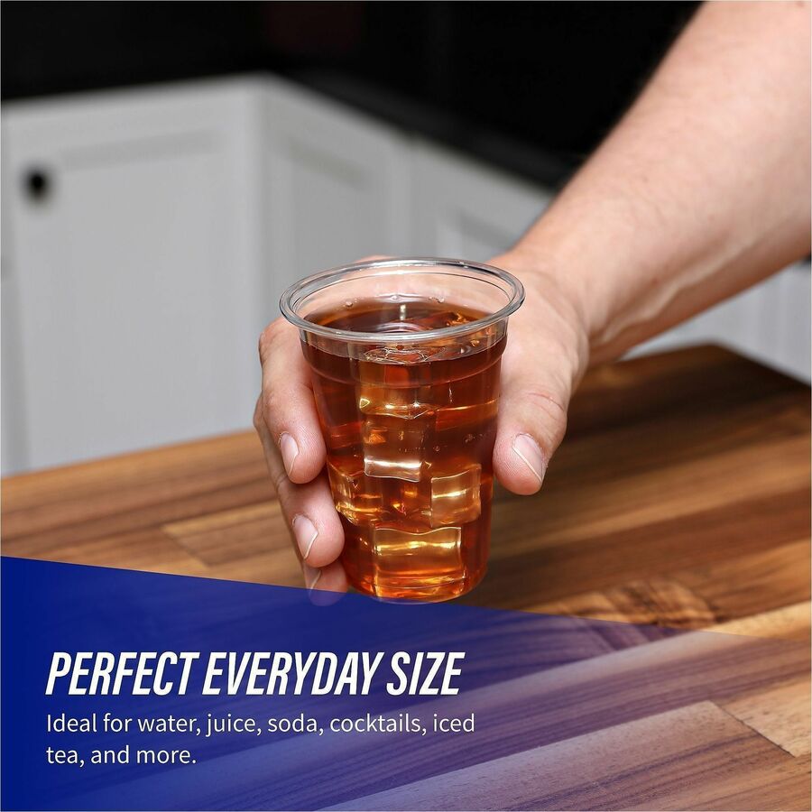 Genuine Joe 9 oz Clear Plastic Cups - 58233