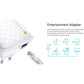 TP-Link RE200 Dual Band IEEE 802.11ac 750 Mbit/s Wireless Range Extender - White - RE200