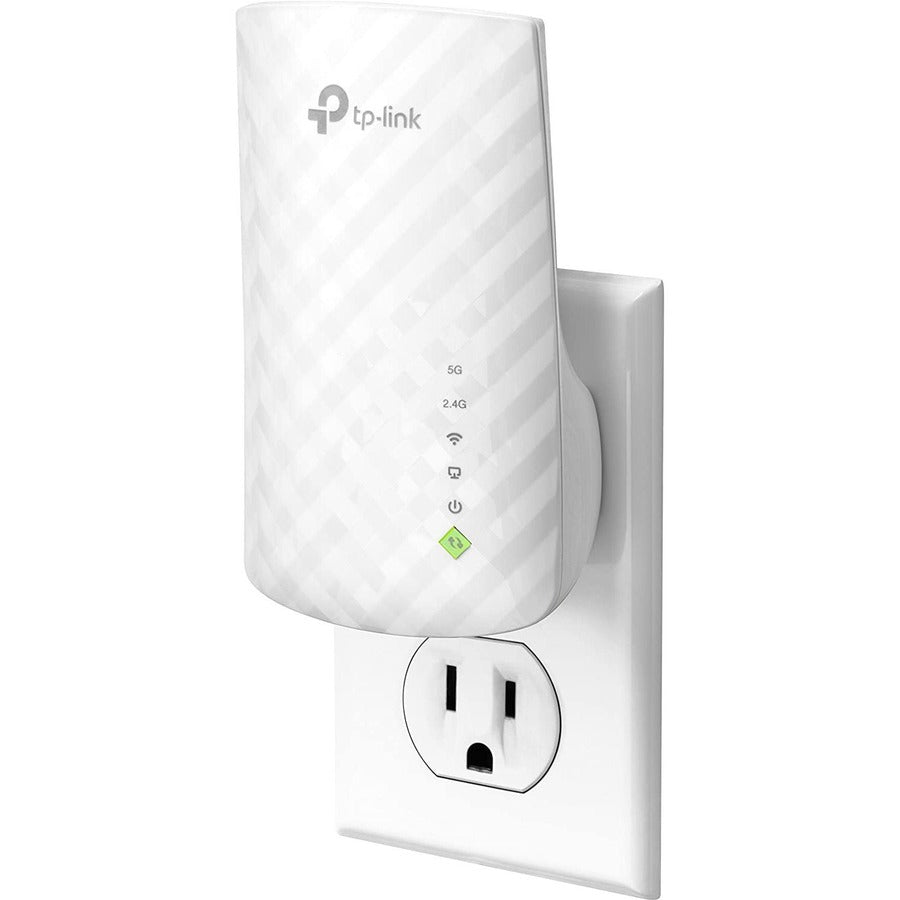 TP-Link RE200 Dual Band IEEE 802.11ac 750 Mbit/s Wireless Range Extender - White - RE200