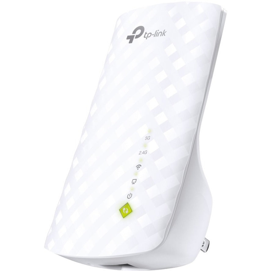 TP-Link RE200 Dual Band IEEE 802.11ac 750 Mbit/s Wireless Range Extender - White - RE200