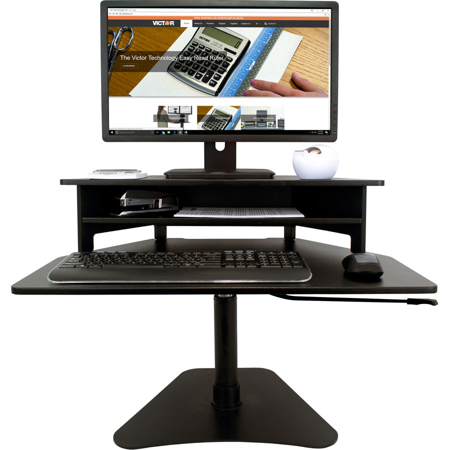 Victor High Rise Adjustable Stand-Up Desk Converter - DC200