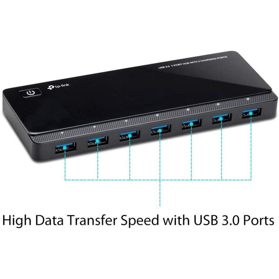 TP-Link USB 3.0 7-Port Hub with 2 Charging Ports - UH720