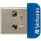 Verbatim 32GB Store 'n' Stay Nano USB 3.0 Flash Drive - Blue - 98710