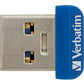 Verbatim 32GB Store 'n' Stay Nano USB 3.0 Flash Drive - Blue - 98710