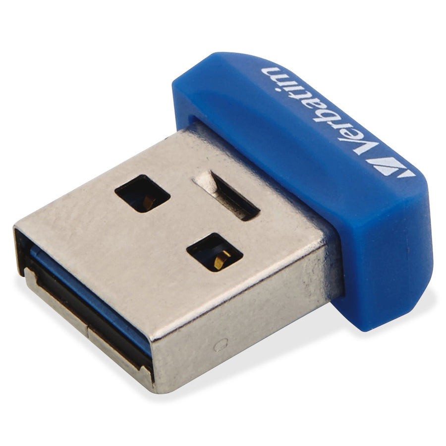 Verbatim 64GB Store 'n' Stay Nano USB 3.0 Flash Drive - Blue - 98711