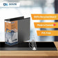 QuickFit View Binder, 3-Ring Binder, Angle D Ring, 4 Inch, Black - 8706-01