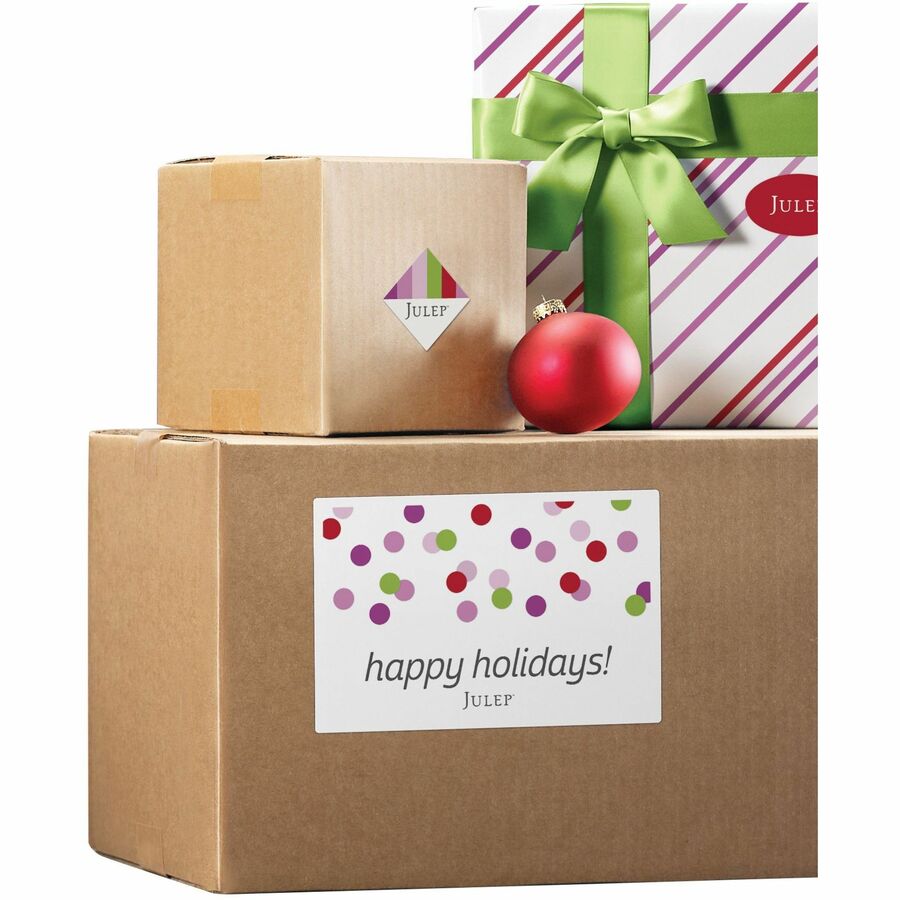 Avery&reg; White Rectangle LabelsTrueBlock&reg;, 8-1/2" x 5-1/2" , for Laser and Inkjet Printers - 05126