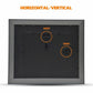 St. James&reg; Certificate/Diploma/Document Frame, 8.5x11" , Tuxedo Black with Double Mat White/Black, 83910 - 83910