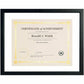 St. James&reg; Certificate/Diploma/Document Frame, 8.5x11" , Tuxedo Black, 83914