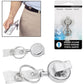 Merangue Chrome-finish Metal Badge Reel - NPRSMALL
