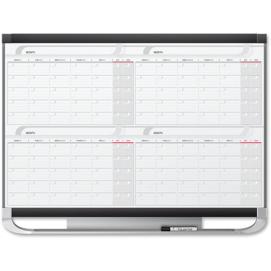 Quartet Prestige Total-erase Four-month Calendar