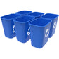 Storex Washable 28qt Plastic Recycling Basket - 00714U06C
