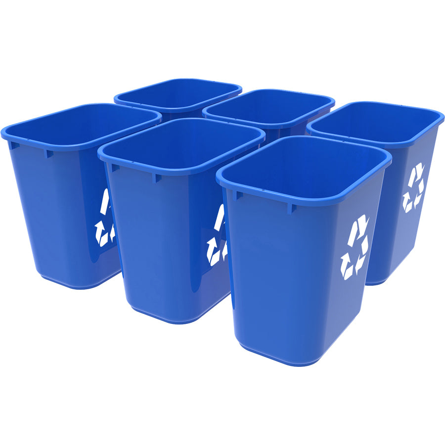 Storex Washable 28qt Plastic Recycling Basket - 00714U06C