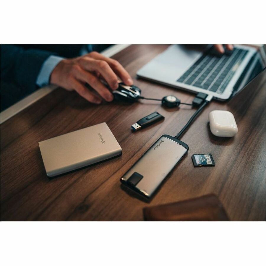 Microban 256GB Store 'n' Go V3 USB 3.2 Gen 1 Flash Drive - Gray - 49168