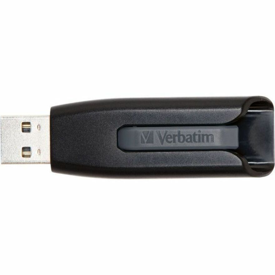 Verbatim 256GB Store 'n' Go V3 USB 3.2 Gen 1 Flash Drive - Gray - 49168