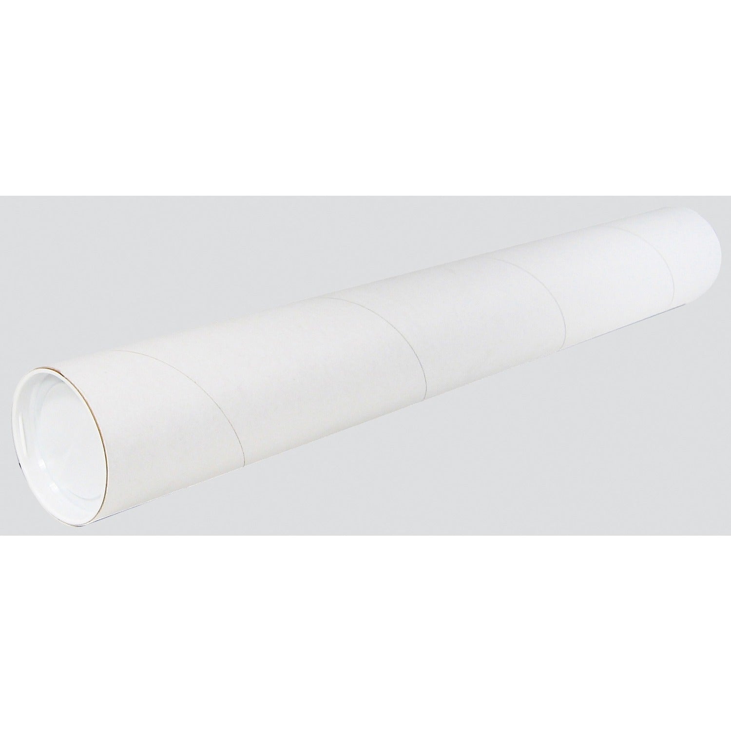 Spicers Mailing Tube with End Caps 36" x 3" White