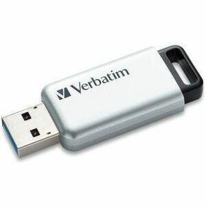 Verbatim 64GB Store'n' Go Secure Pro USB 3.0 Flash Drive with AES 256 Hardware Encryption - Silver
