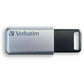 Verbatim 64GB Store'n' Go Secure Pro USB 3.0 Flash Drive with AES 256 Hardware Encryption - Silver - 98666