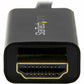 StarTech.com 6ft (2m) DisplayPort to HDMI Cable, 4K 30Hz Video, DP 1.2 to HDMI Adapter Cable Converter for HDMI Monitor/Display, Passive - DP2HDMM2MB