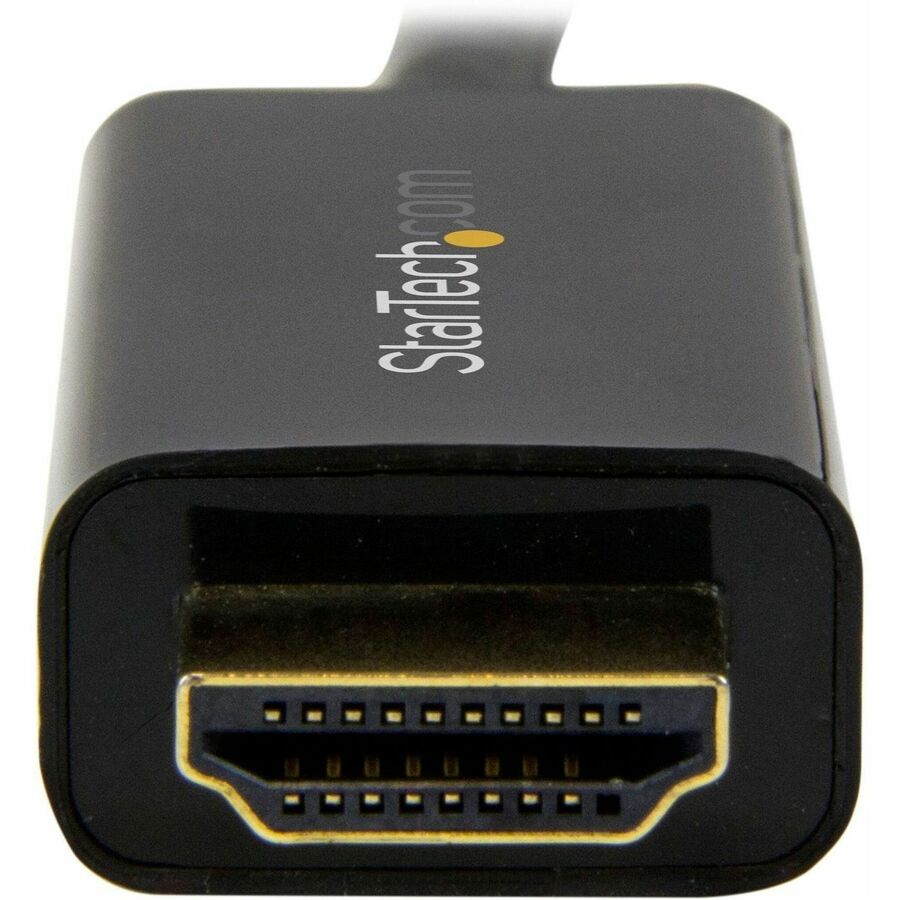 StarTech.com 6ft (2m) DisplayPort to HDMI Cable, 4K 30Hz Video, DP 1.2 to HDMI Adapter Cable Converter for HDMI Monitor/Display, Passive - DP2HDMM2MB