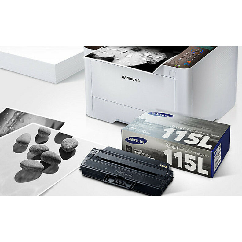 Samsung MLT-D115L Original High Yield Laser Toner Cartridge - Black - 1 Each - MLT-D115L