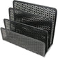Artistic 3-compartment Punched Metal Letter Sorter