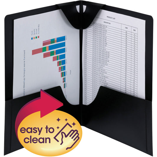 Smead Lockit Letter Pocket Folder