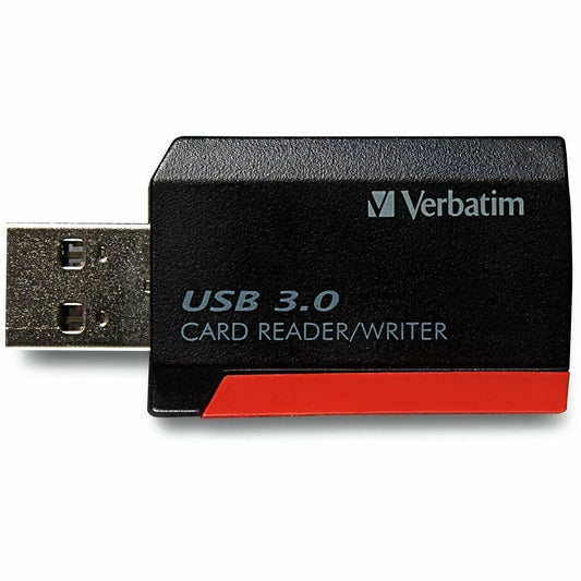 Verbatim Pocket Card Reader, USB 3.0 - Black
