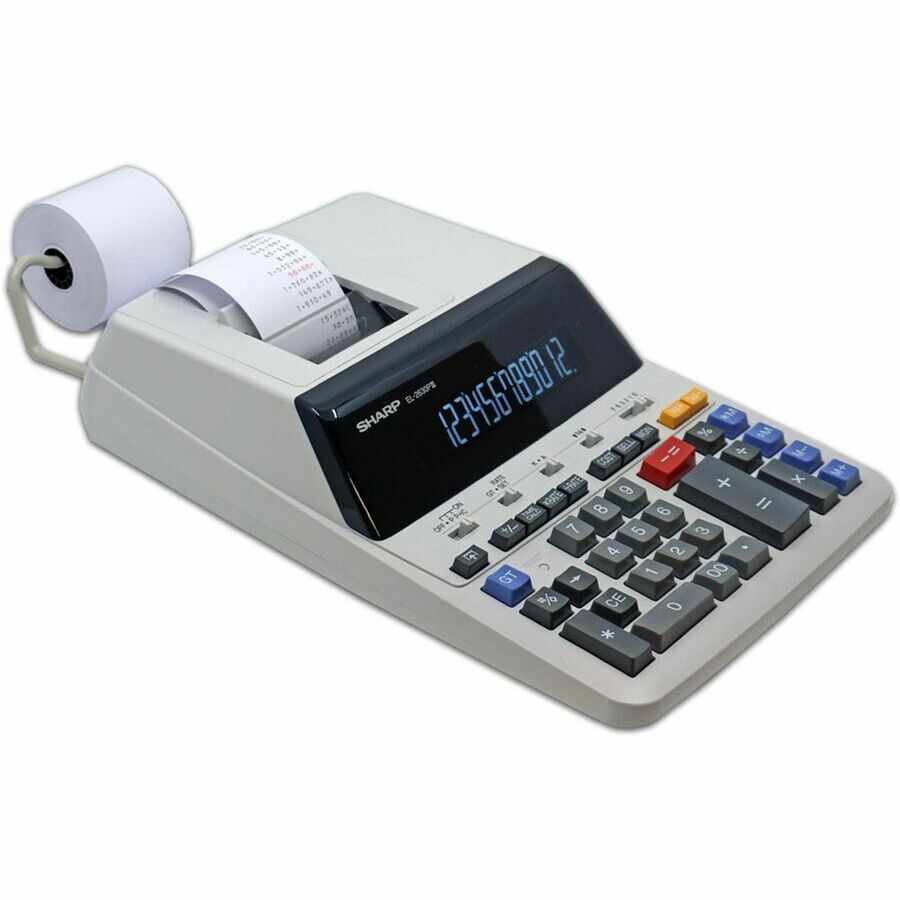 Sharp Calculators EL-2630PIII 12-Digit Commercial Printing Calculator - EL2630PIII