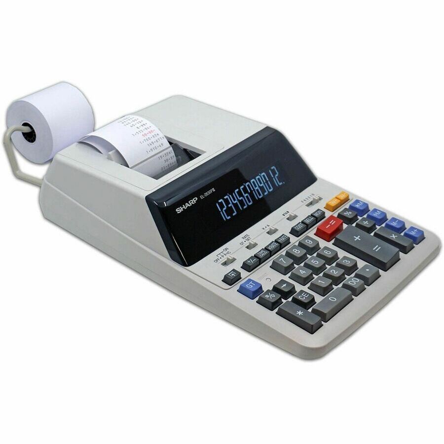 Sharp Calculators EL-2630PIII 12-Digit Commercial Printing Calculator - EL2630PIII