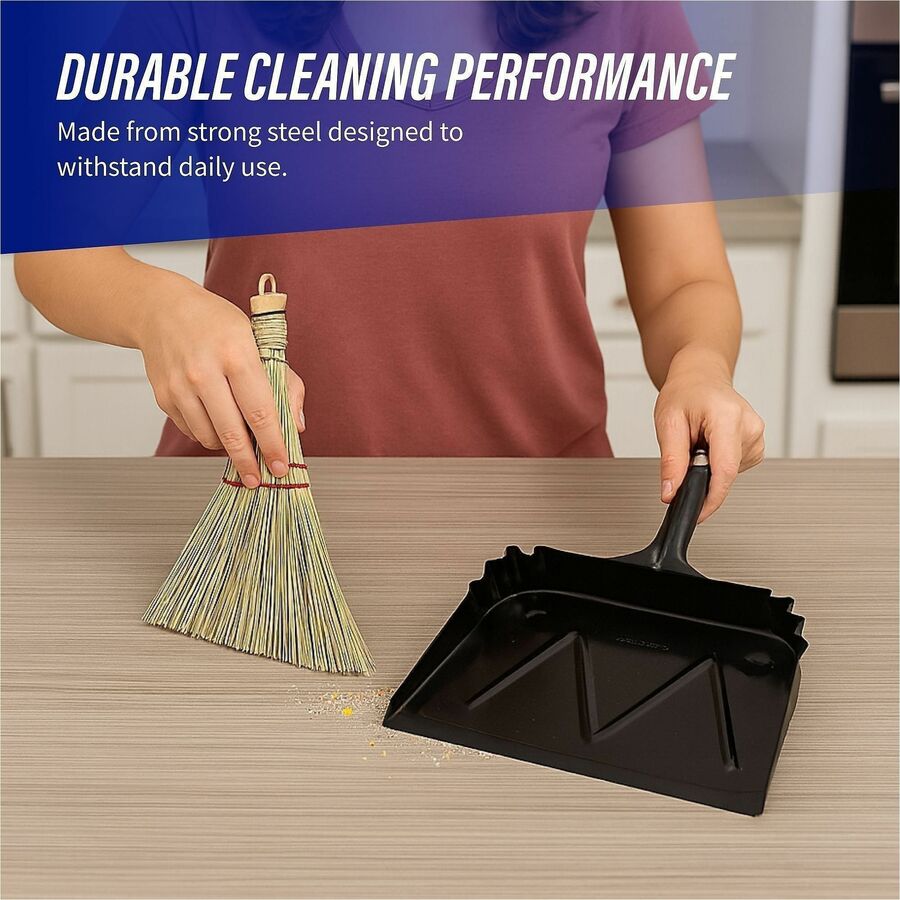 Genuine Joe Heavy-Duty Metal Dustpan - 85151