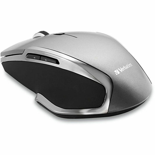 Verbatim Wireless Notebook 6-Button Deluxe Blue LED Mouse - Graphite