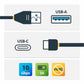 StarTech.com 3 ft 1m USB to USB C Cable - USB 3.1 (10Gpbs) - USB-IF Certified - USB A to USB C Cable - USB 3.1 Type C Cable - USB31AC1M
