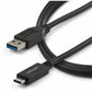 StarTech.com 3 ft 1m USB to USB C Cable - USB 3.1 (10Gpbs) - USB-IF Certified - USB A to USB C Cable - USB 3.1 Type C Cable - USB31AC1M