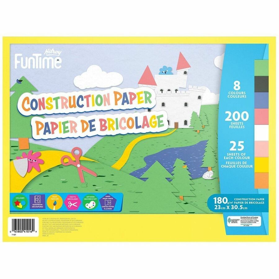 Hilroy Funtime Construction Paper - 65800-41016