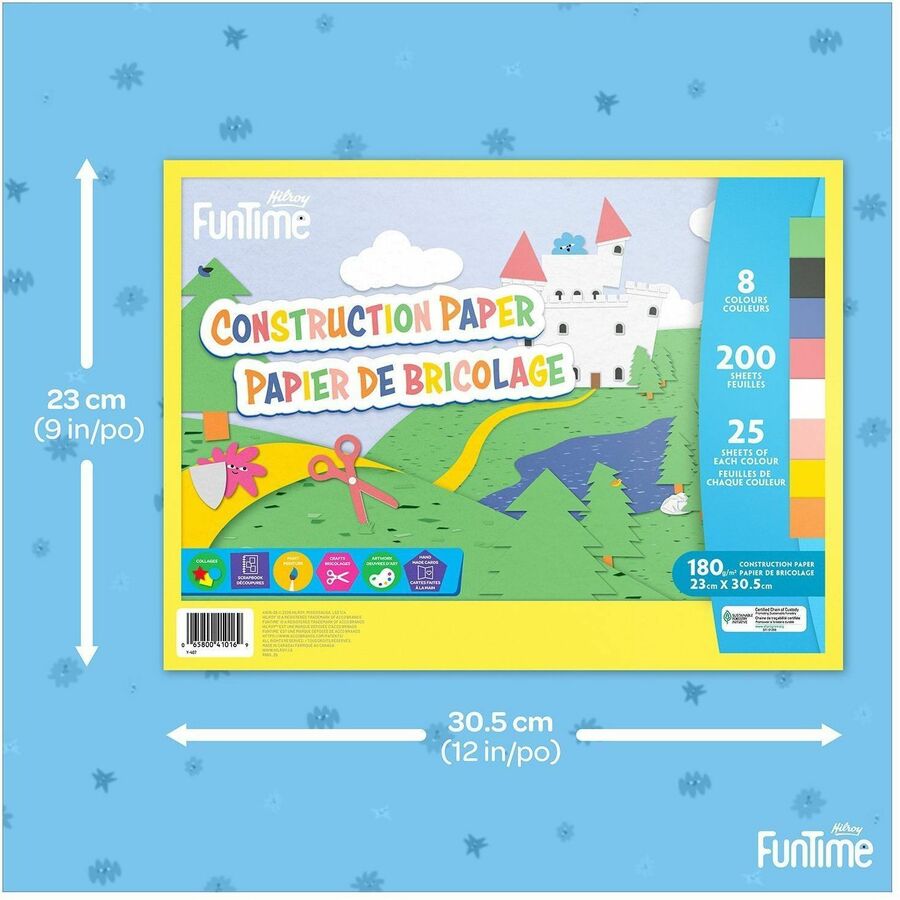Hilroy Funtime Construction Paper - 65800-41016