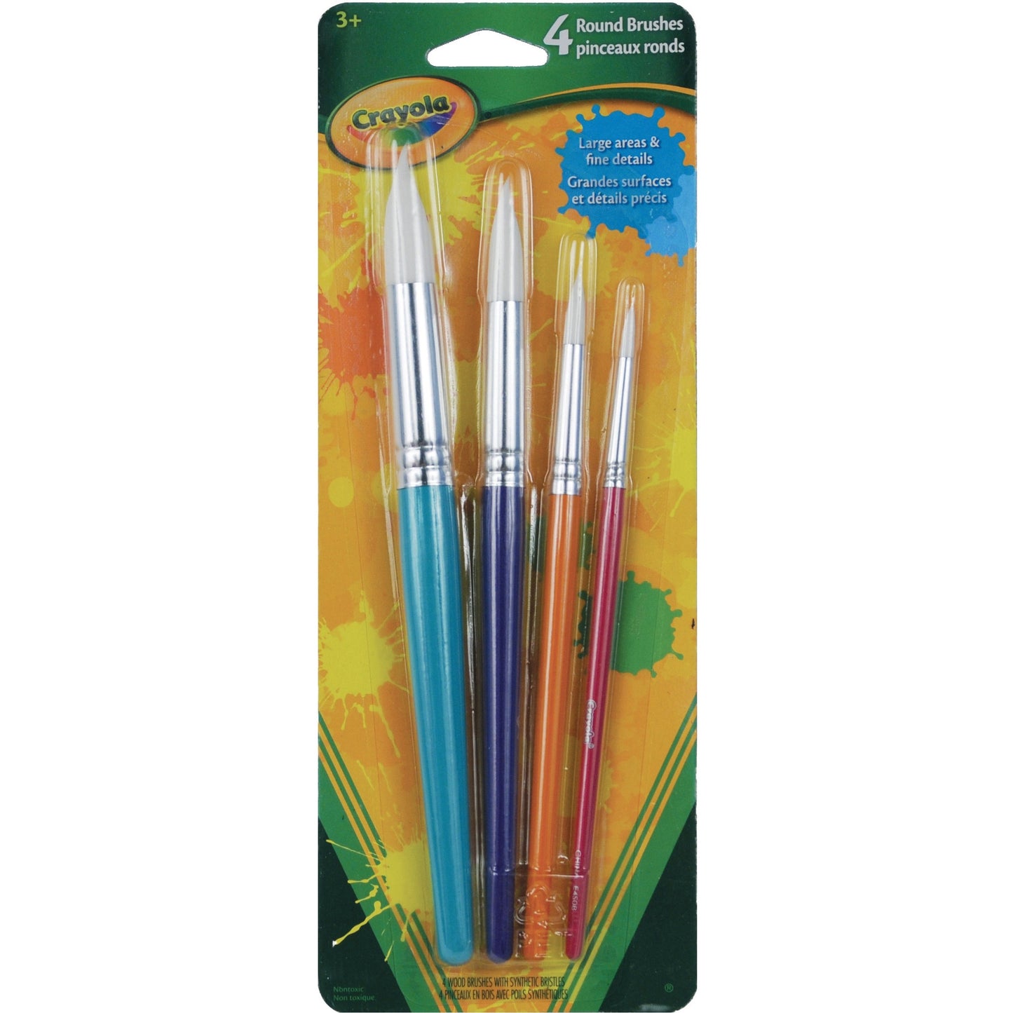 Crayola Round Brush Set, 4 Count