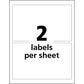 UltraDuty™ GHS Chemical Labels 4-3/4" x 7 3/4" , Permanent Adhesive, for Laser Printers - 60502